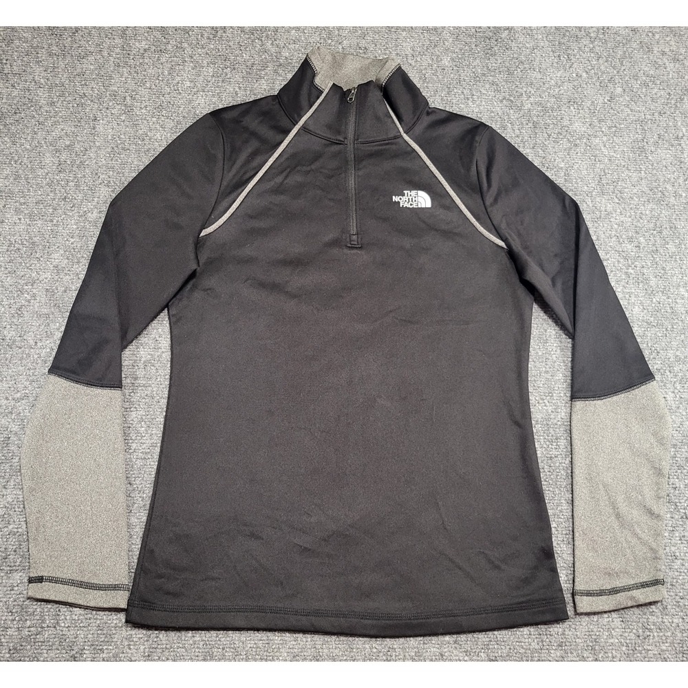 The North Face Women's Canyonlands 1/4 Zip Pullover Cinder 100 Jacket Sz Small